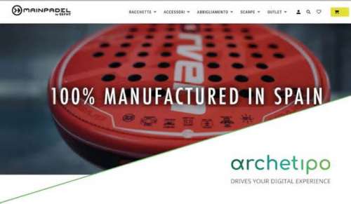 Archetipo Agency confermata per la strategia digital marketing di MainPadel.com